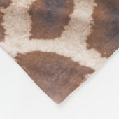 キリンティール(緑がかった色)パーソナライズされた名 フリースブランケット (角)