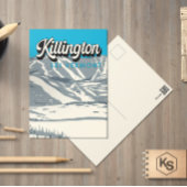 キリントンスキーエリアウィンターバーモントヴィンテージ ポストカード