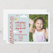 キリンハートかわいいプリンのバレンタイン写真 (正面/裏面)