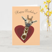 キリンハート カード (黄色い花)