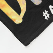 キリンパズル違う自閉症Awa フリースブランケット (角)