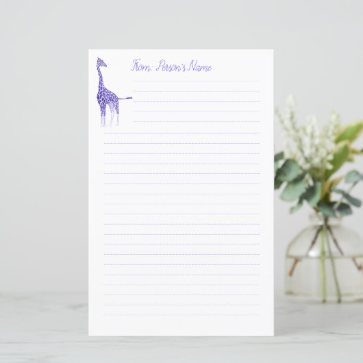 キリンパーソナライズされたの並んだ文房具 (スタンド正面)