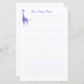 キリンパーソナライズされたの並んだ文房具 (正面/裏面)