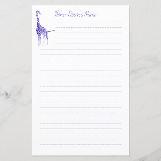 キリンパーソナライズされたの並んだ文房具 (正面)