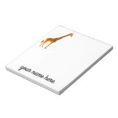 キリンパーソナライズされた文房具メモ帳 ノートパッド (回転)