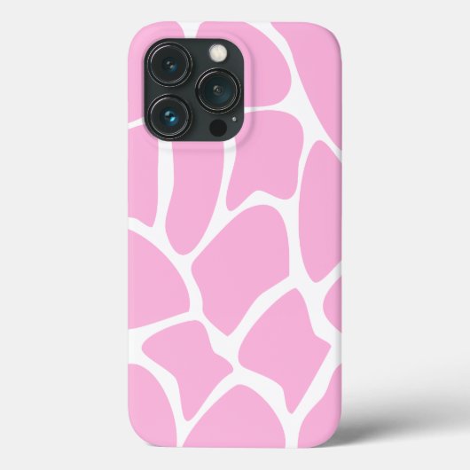 キリンプリントの模様キャンディピンク。 Case-Mate iPhoneケース (裏面)