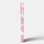 キリンプリントの模様キャンディピンク。 Case-Mate iPhoneケース (裏面 / 左)
