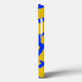 キリンプリントイエローブルー Case-Mate iPhoneケース (裏面 / 左)