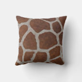 キリンプリントパターンの背景 クッション (裏面)