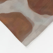 キリンプリントパターンの背景 フリースブランケット (角)