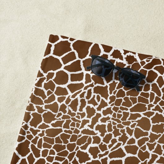 キリンプリントビーチタオル ビーチタオル (インサイチュ)