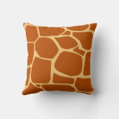 キリンプリント模様 クッション (裏面)