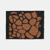 キリンプリント簡単ディーハロウィンコスチューム フリースブランケット (正面(横))