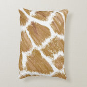 キリンプリント装飾用クッション アクセントクッション (裏面(縦))