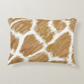 キリンプリント装飾用クッション アクセントクッション (裏面)