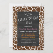 キリンプリント黒板 招待状 (正面)