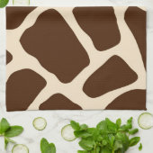 キリンプリント キッチンタオル (折り畳み)