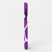 キリンプリント、パープルキリン、アニマルプリント Case-Mate iPhoneケース (裏面/左)