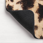 キリンプリント，ブラウンキリン，アニマルプリント，ジャングル マウスパッド (コーナー)