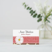 キリンプリント，ブラウンキリン，アニマルプリント，ジャングル 名刺 (スタンド正面)