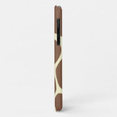 キリンプリント，ブラウンキリン，アニマルプリント，ジャングル Case-Mate iPhoneケース (裏面/左)