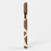 キリンプリント，ブラウンキリン，アニマルプリント，ジャングル Case-Mate iPhoneケース (裏面/右)