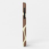 キリンプリント，ブラウンキリン，アニマルプリント，ジャングル Case-Mate iPhoneケース (裏面/左)