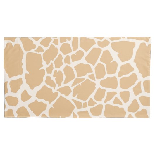 キリンプリント 枕カバー (正面)