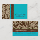 キリンプリント[青]名刺 名刺 (正面/裏面)