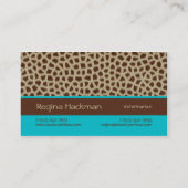 キリンプリント[青]名刺 名刺 (裏面)