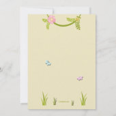 キリンベビーシャワー招待状 招待状 (裏面)