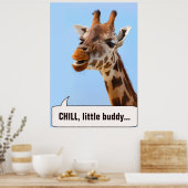 キリンポートレートカスタマイズ可能な文字ポスター ポスター (キッチン)