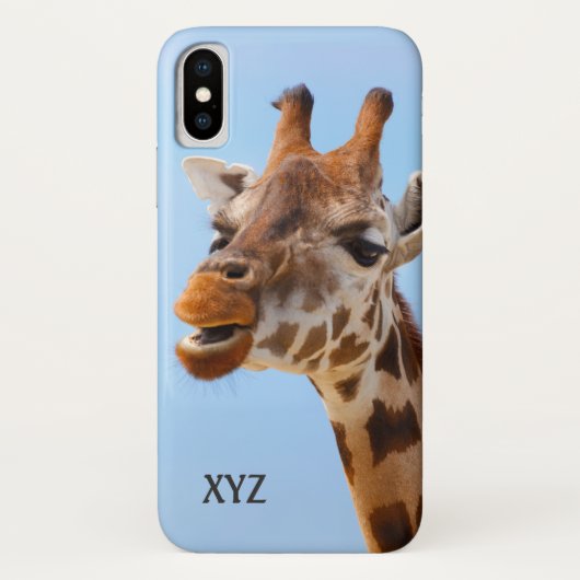 キリンポートレートカスタムモノグラムケース Case-Mate iPhoneケース (裏面)