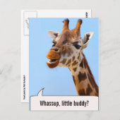 キリンポートレートカスタム文字はがき ポストカード (正面/裏面)