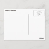 キリンポートレートカスタム文字はがき ポストカード (裏面)