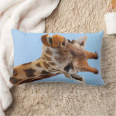 キリンポートレートカスタム装飾用クッション ランバークッション (ブランケット)