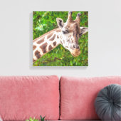 キリンポートレート-キャンバスプリント キャンバスプリント (インサイチュ (リビング))