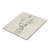 キリンポートレート |スケッチ タイル (側面)