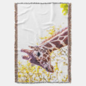 キリンポートレート スローブランケット (正面縦)