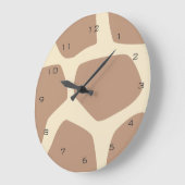 キリンモダンパターン ラージ壁時計 (傾斜)