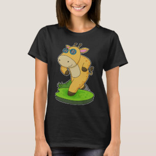 キリンランニングの眼鏡 Tシャツ