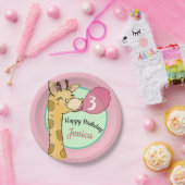 キリンワイルドバースデーパーティープレート ペーパープレート (パーティー)