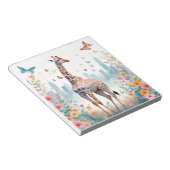 キリンヴィンテージ動物自然環境シティアート ノートパッド (アングル)