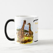 キリン一家 –  モーフィングマグカップ (左)