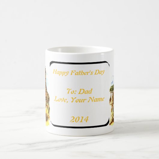 キリン一家 –  モーフィングマグカップ (中央)