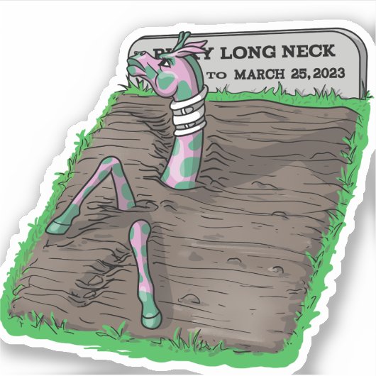 キリン保は駄目だ シール (正面)