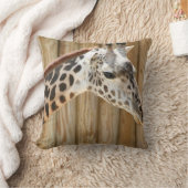 キリン写真枕 クッション (ブランケット)