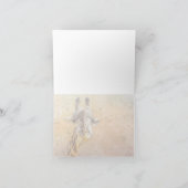 キリン写真水モダン彩カワー動物 ノートカード (内部)