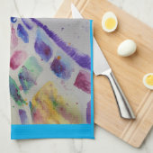 キリン動物の愛あなた女性名アートティータオル キッチンタオル (四つ折り)