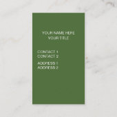 キリン動物イラストレーション 名刺 (裏面)